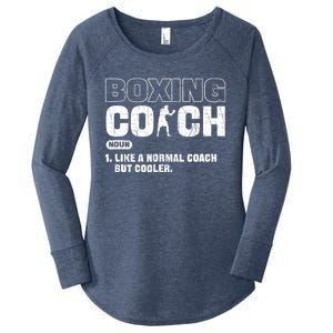 Boxing Coach Like A Normal Coach But Cooler. Boxing Women's Perfect Tri Tunic Long Sleeve Shirt