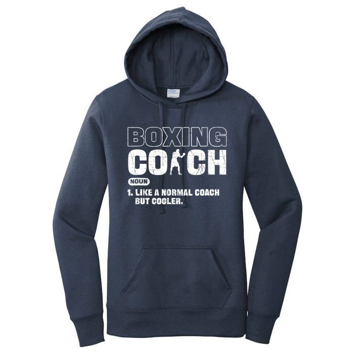 Boxing Coach Like A Normal Coach But Cooler. Boxing Women's Pullover Hoodie