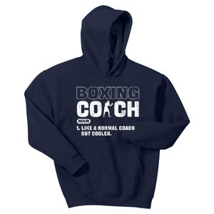 Boxing Coach Like A Normal Coach But Cooler. Boxing Kids Hoodie