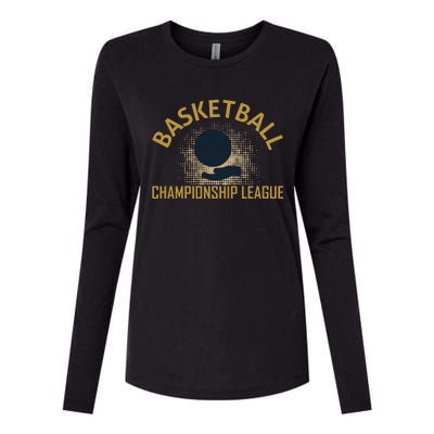 Basketball Champion League Womens Cotton Relaxed Long Sleeve T-Shirt