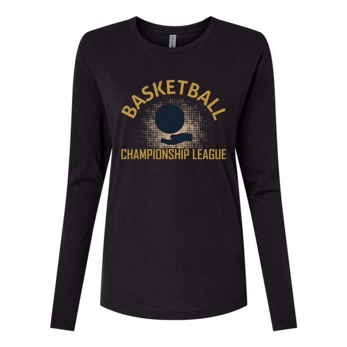 Basketball Champion League Womens Cotton Relaxed Long Sleeve T-Shirt