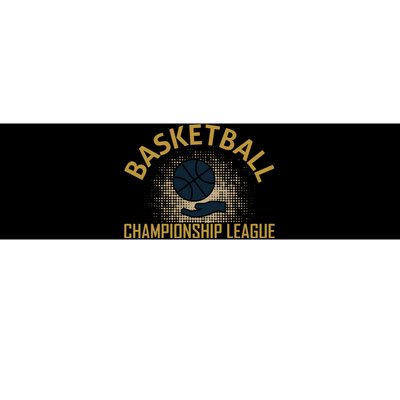 Basketball Champion League Bumper Sticker