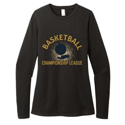 Basketball Champion League Womens CVC Long Sleeve Shirt