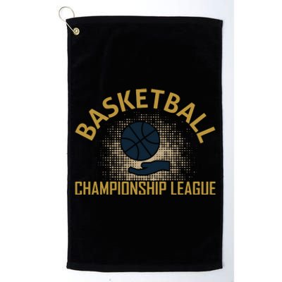 Basketball Champion League Platinum Collection Golf Towel