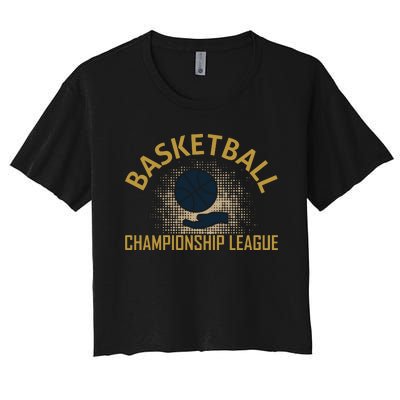 Basketball Champion League Women's Crop Top Tee