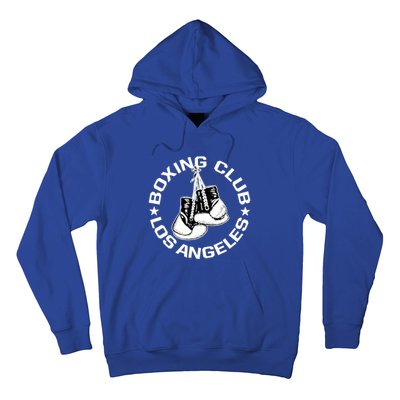 Boxing Club Los Angeles Gloves Graphic Boxing Lover Gift Hoodie