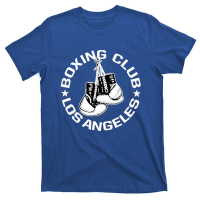 Boxing Club Los Angeles Gloves Graphic Boxing Lover Gift T-Shirt