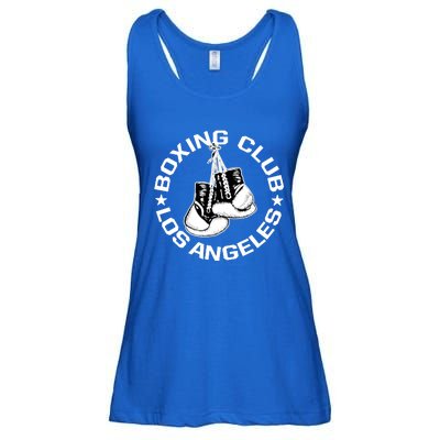 Boxing Club Los Angeles Gloves Graphic Boxing Lover Gift Ladies Essential Flowy Tank