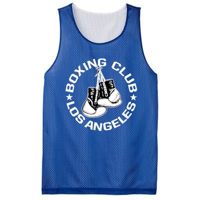 Boxing Club Los Angeles Gloves Graphic Boxing Lover Gift Mesh Reversible Basketball Jersey Tank