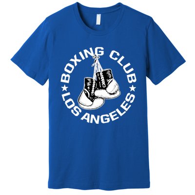 Boxing Club Los Angeles Gloves Graphic Boxing Lover Gift Premium T-Shirt