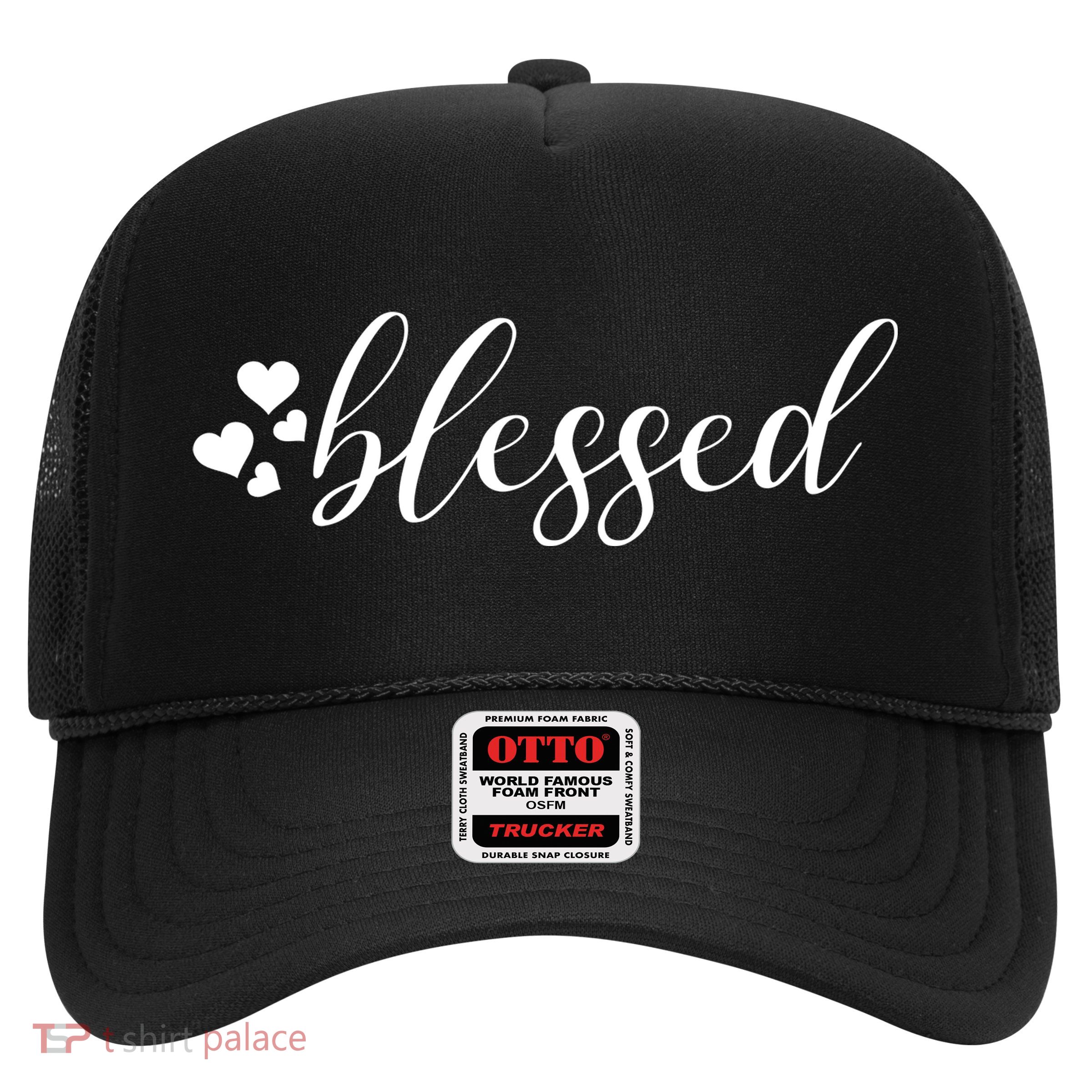 Blessed Cute Love Hearts Trucker Hat