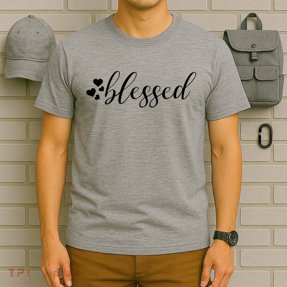 Blessed Cute Love Hearts T-Shirt