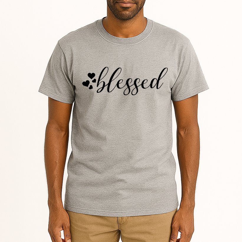 Blessed Cute Love Hearts Tall T-Shirt
