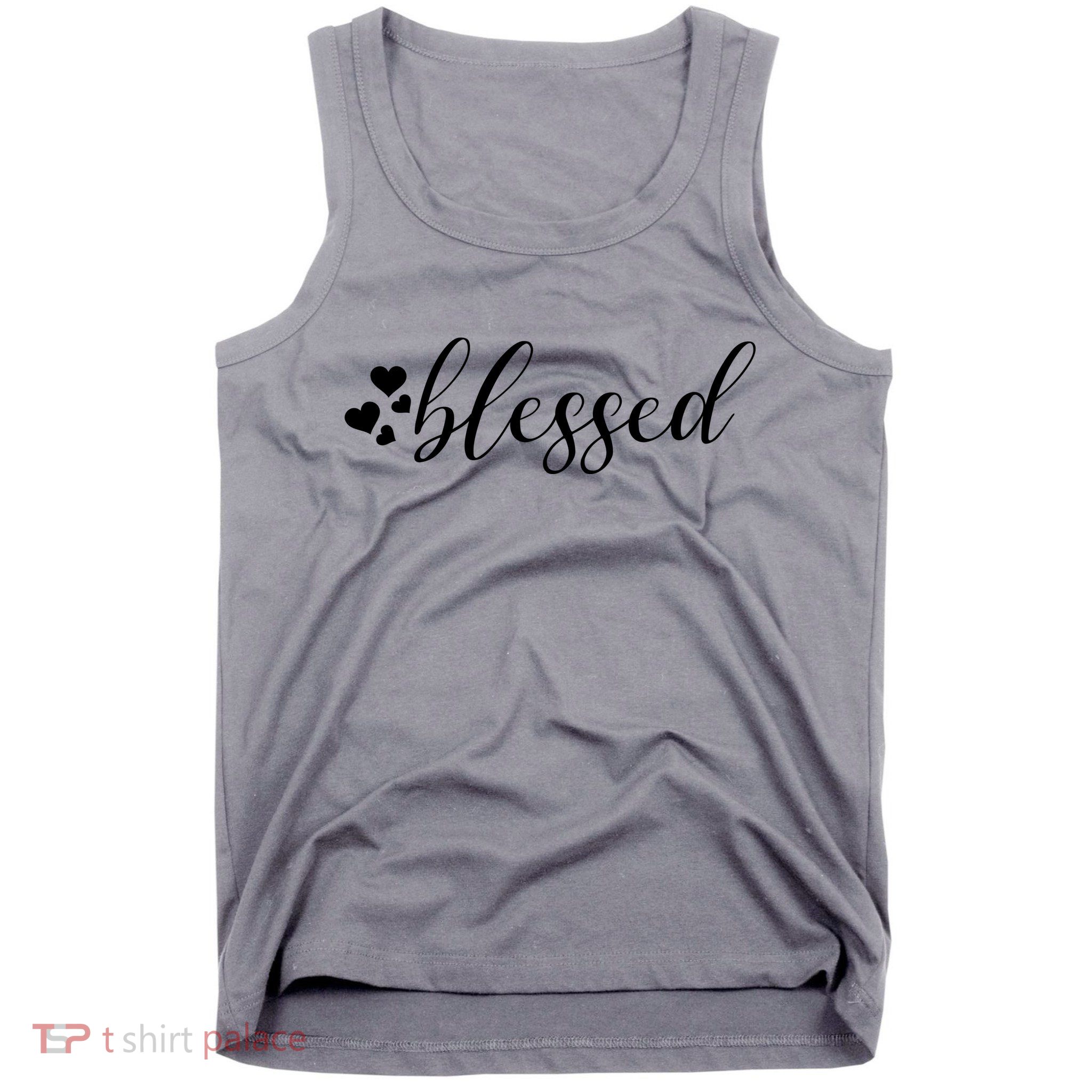 Blessed Cute Love Hearts Tank Top