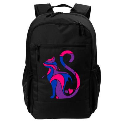 Bisexual Cat Lgbt Ally Support Cat Lover Pride Month Funny Gift Backpack