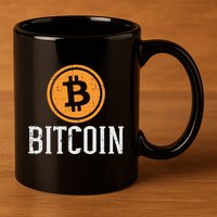 Bitcoin Coin Logo Btc Cyrpto Cryptocurrency Trader Women 11oz C Handle Ceramic Mug