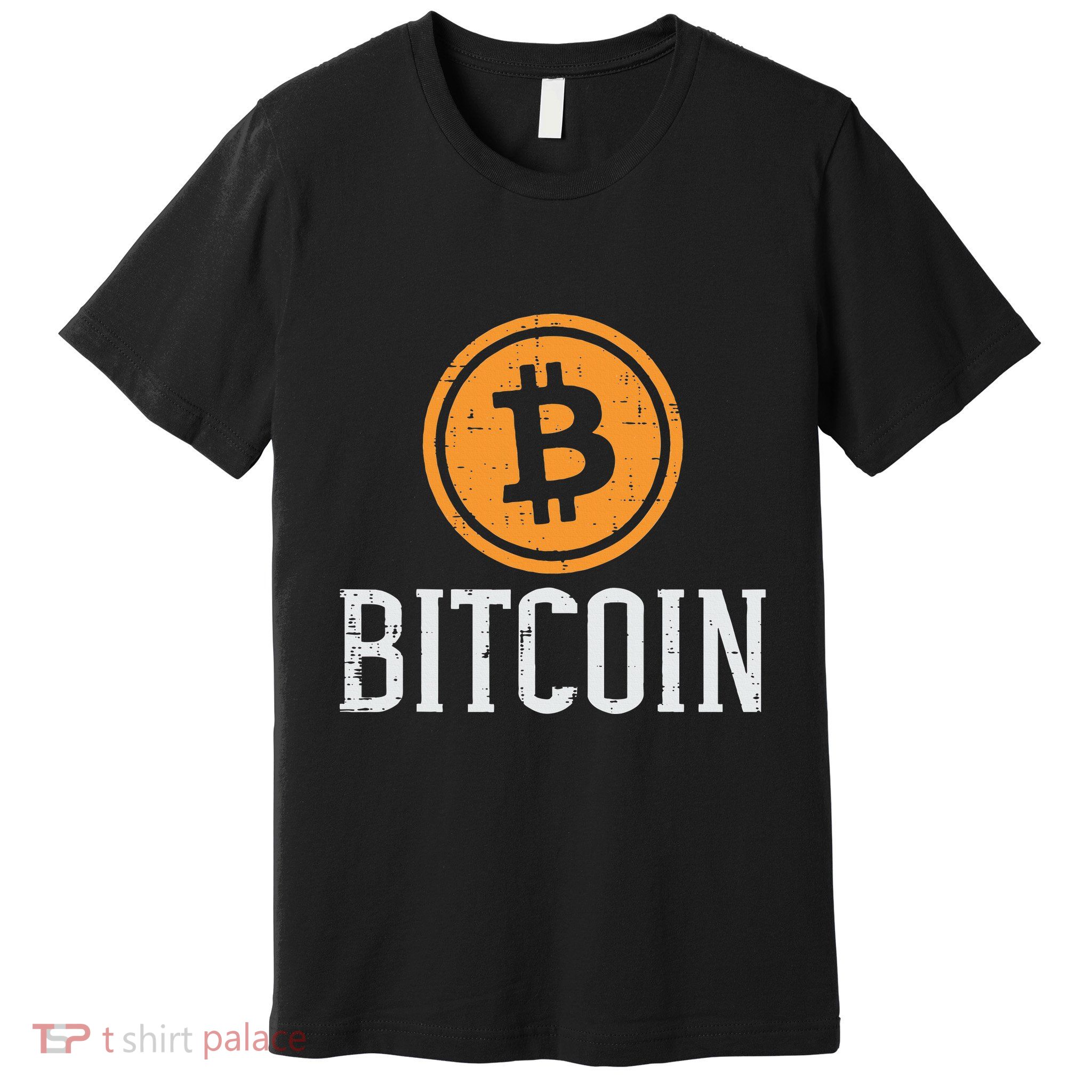 Bitcoin Coin Logo Btc Cyrpto Cryptocurrency Trader Women Premium T-Shirt