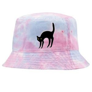 Black Cat Lover Gift Tie-Dyed Bucket Hat