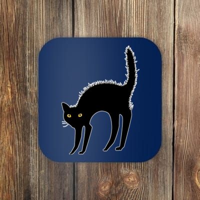 Black Cat Lover Gift Coaster