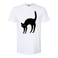 Black Cat Lover Gift Softstyle CVC T-Shirt