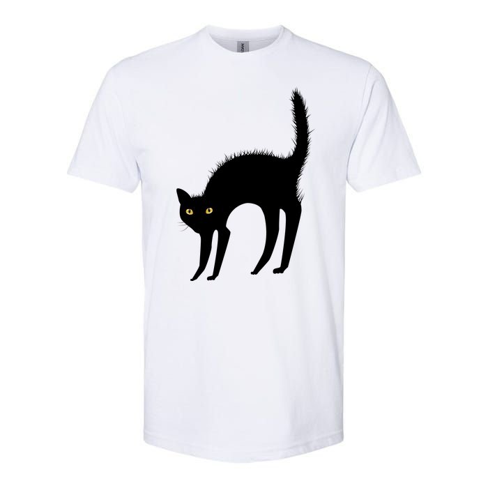 Black Cat Lover Gift Softstyle CVC T-Shirt