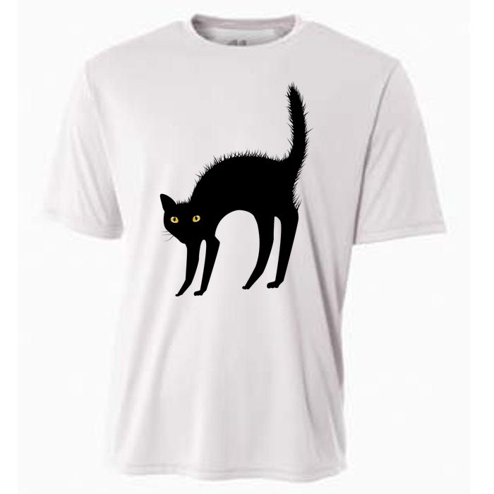 Black Cat Lover Gift Cooling Performance Crew T-Shirt