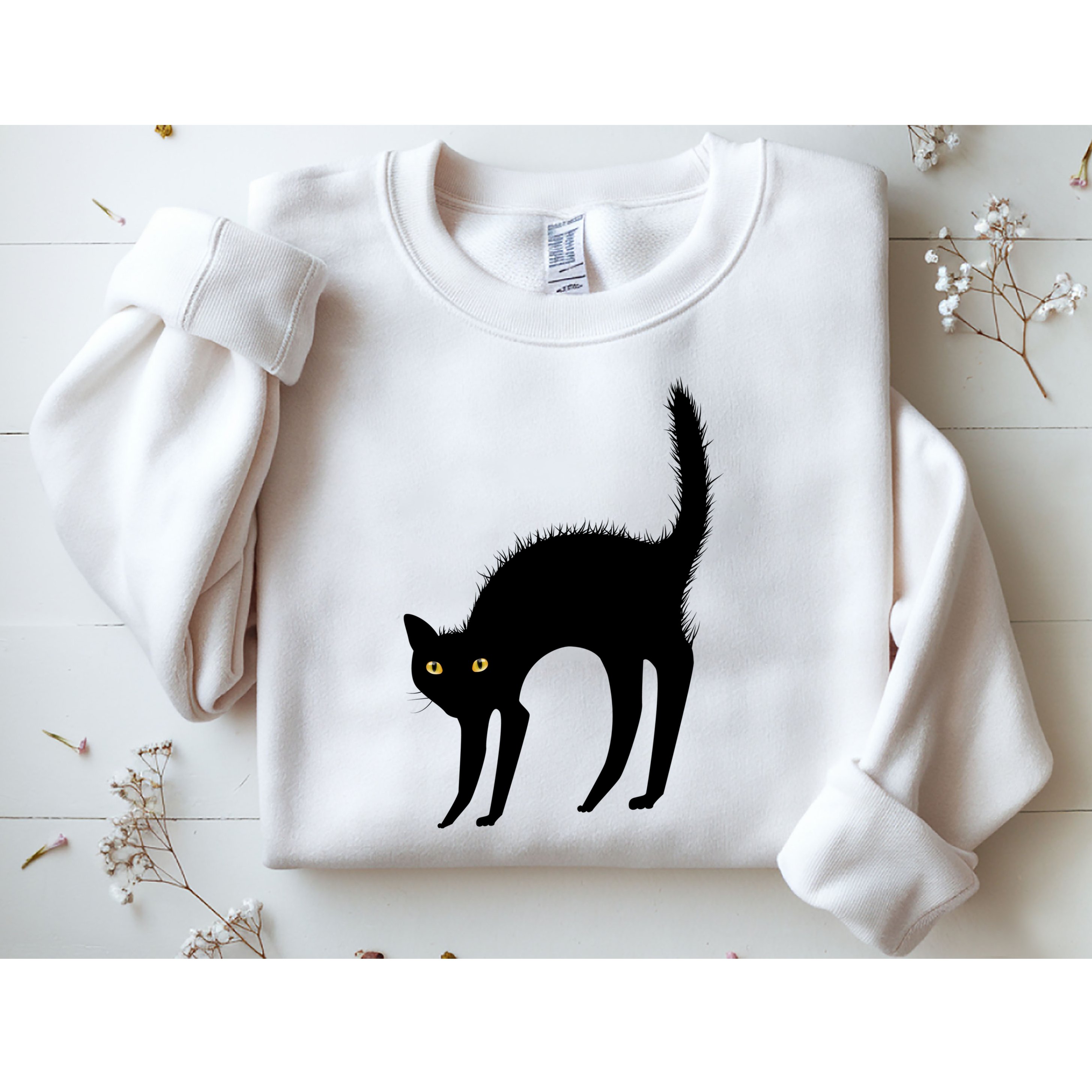 Black Cat Lover Gift Sweatshirt