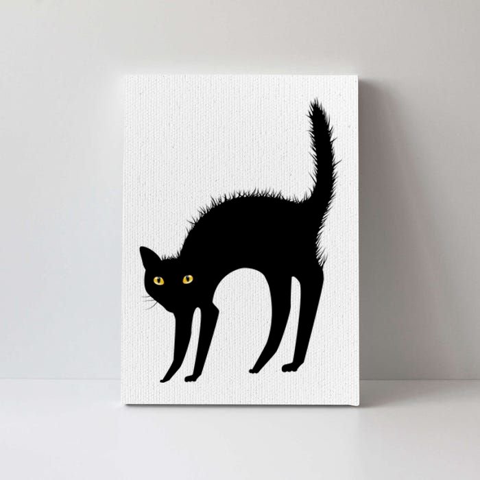 Black Cat Lover Gift Canvas