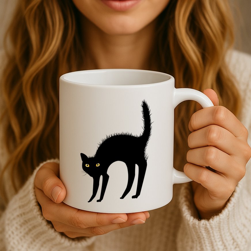 Black Cat Lover Gift Mug