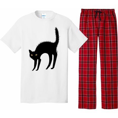 Black Cat Lover Gift Pajama Set