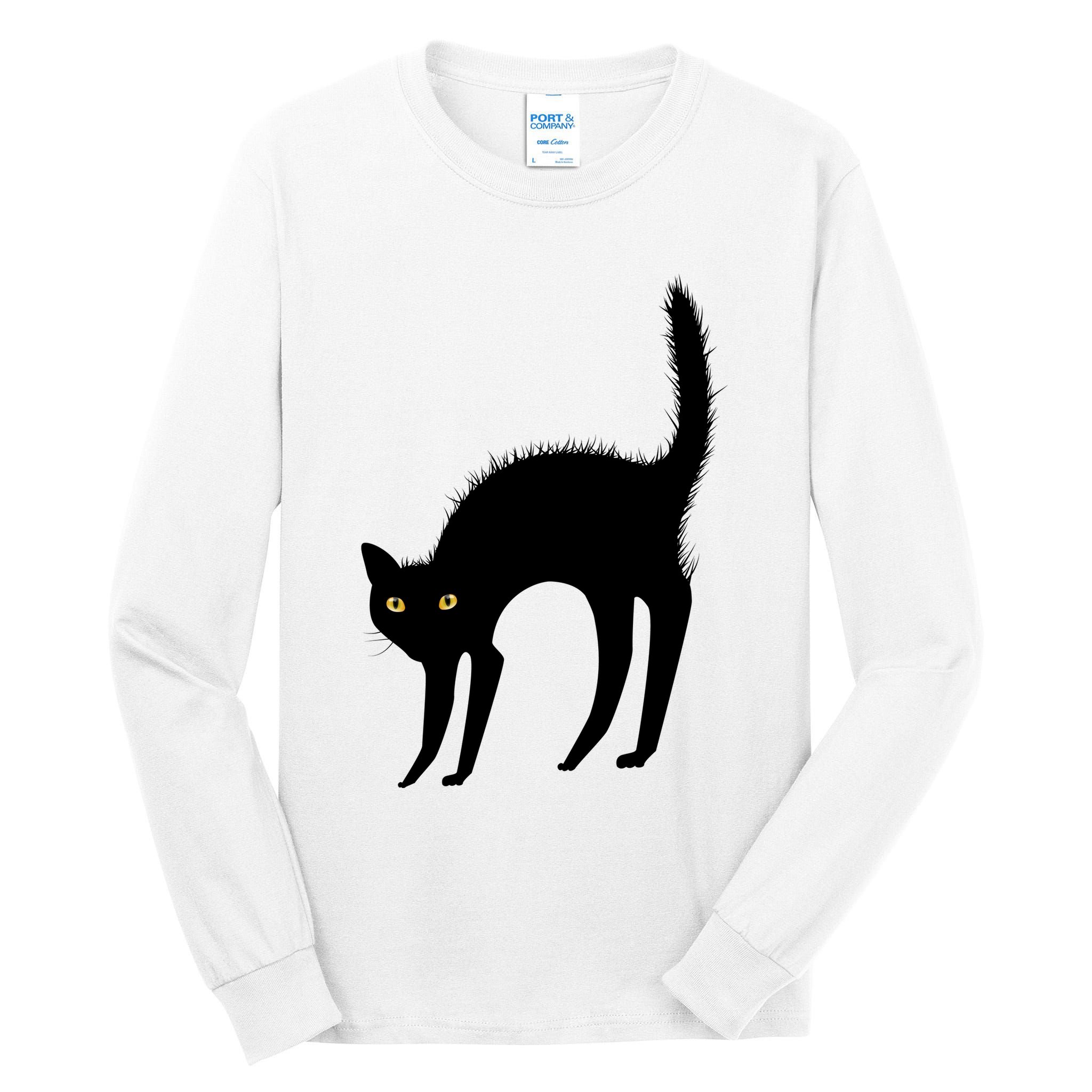 Black Cat Lover Gift Tall Long Sleeve T-Shirt