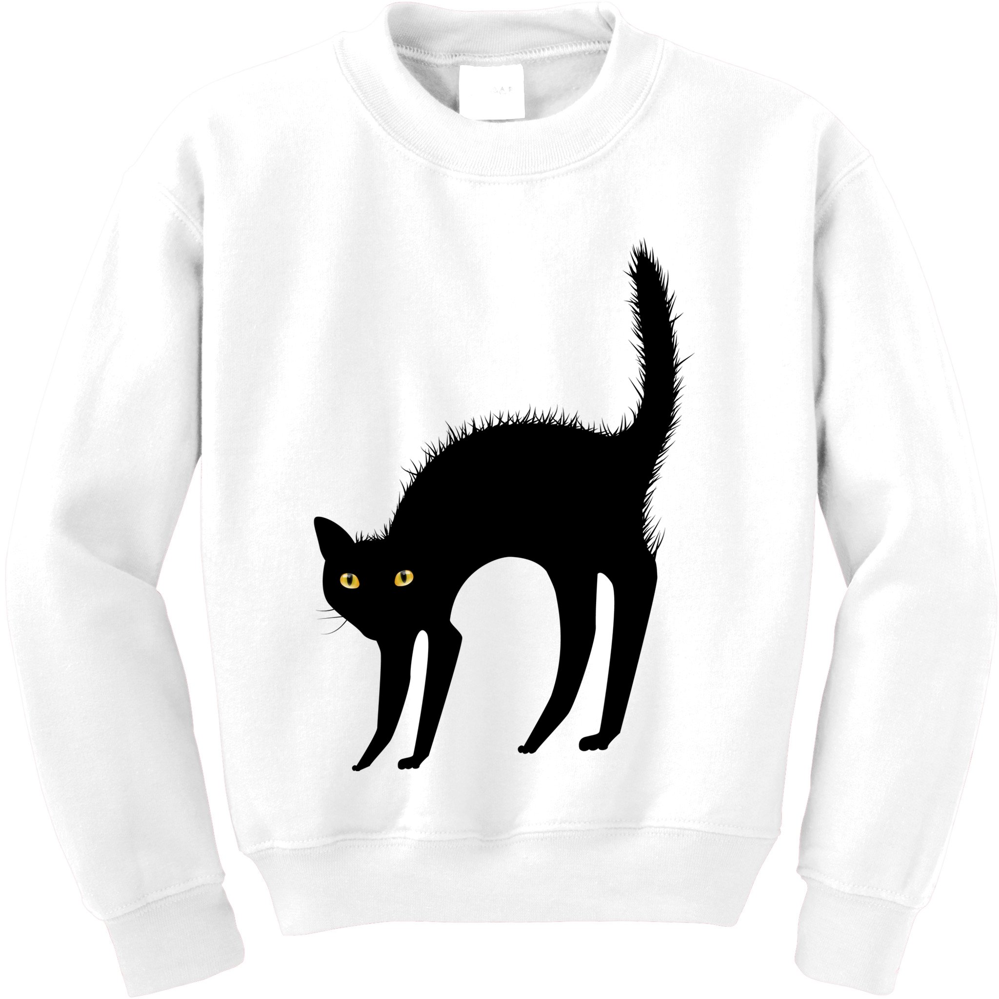 Black Cat Lover Gift Kids Sweatshirt