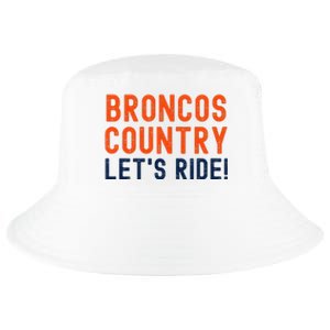 Broncos Country LetS Ride! Sports Team Fans Cool Comfort Performance Bucket Hat