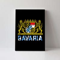 Bavaria Crest Lion Vintage German Oktoberfest Canvas