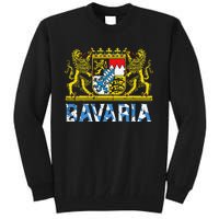 Bavaria Crest Lion Vintage German Oktoberfest Tall Sweatshirt