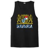 Bavaria Crest Lion Vintage German Oktoberfest PosiCharge Competitor Tank