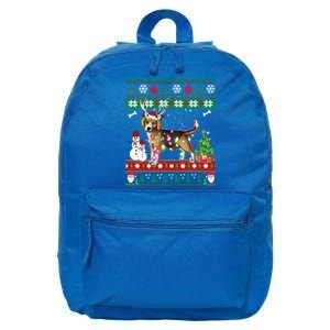 Beagle Christmas Lights Funny Xmas Dog Funny Gift 16 in Basic Backpack