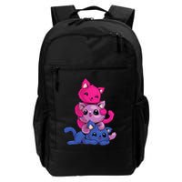 Bisexual Cat LGBT Kawaii Anime Kitten Bi Pride Flag Backpack