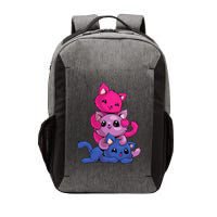 Bisexual Cat LGBT Kawaii Anime Kitten Bi Pride Flag Vector Backpack