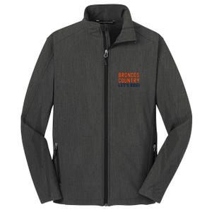 Broncos Country LetS Ride! Sports Team Fans Core Soft Shell Jacket