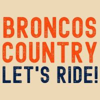 Broncos Country LetS Ride! Sports Team Fans Zip Tote Bag