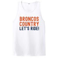 Broncos Country LetS Ride! Sports Team Fans PosiCharge Competitor Tank