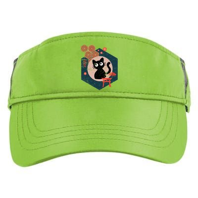 Black Cat Lover Japanese Kitten Anime Adult Drive Performance Visor