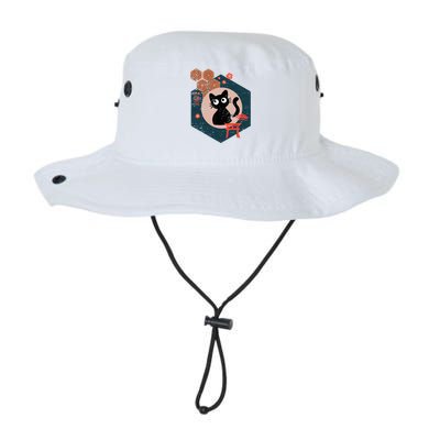 Black Cat Lover Japanese Kitten Anime Legacy Cool Fit Booney Bucket Hat