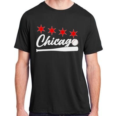 Baseball Chicago Lover Cute Chicago Baseball Bat American Adult ChromaSoft Performance T-Shirt