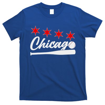 Baseball Chicago Lover Cute Chicago Baseball Bat American T-Shirt