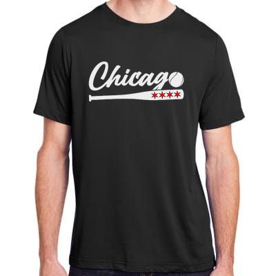 Baseball Chicago Lover Cute Chicago Baseball Bat American Adult ChromaSoft Performance T-Shirt