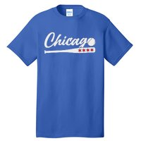 Baseball Chicago Lover Cute Chicago Baseball Bat American Tall T-Shirt