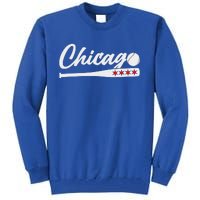 Baseball Chicago Lover Cute Chicago Baseball Bat American Tall Sweatshirt