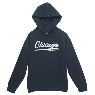 Baseball Chicago Lover Cute Chicago Baseball Bat American Urban Pullover Hoodie